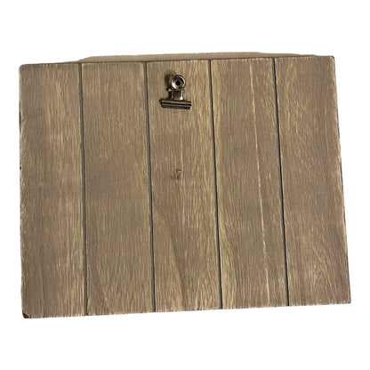 Rustic Clipboard Picture Frame