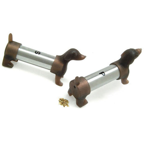 "Sale" Kikkerland - Dachshund Dog Salt & Pepper Shakers Set SP017