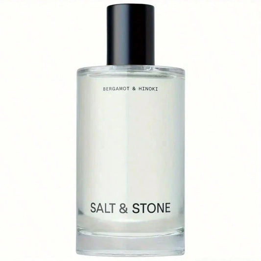 Salt & Stone Body Mist| Bergamot & Hinoki| Skincare Infused Hair & Body Spray For Women And Men| Hydrating Fragrance With Glycerin And Red Algae| Vegan, Cruelty Free, 3.4 Fl Oz