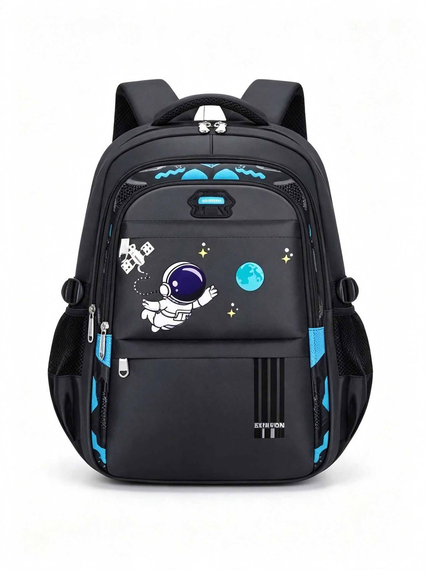 Schoolbag, Schoolbag Schooling, Astronaut-Style Waterproof Student Backpack, Backpack, Astronaut Space Flight Boy Backpack, Spinal, Lightweight And Large Capacity, New Model Waterproof And Anti-Pollut
