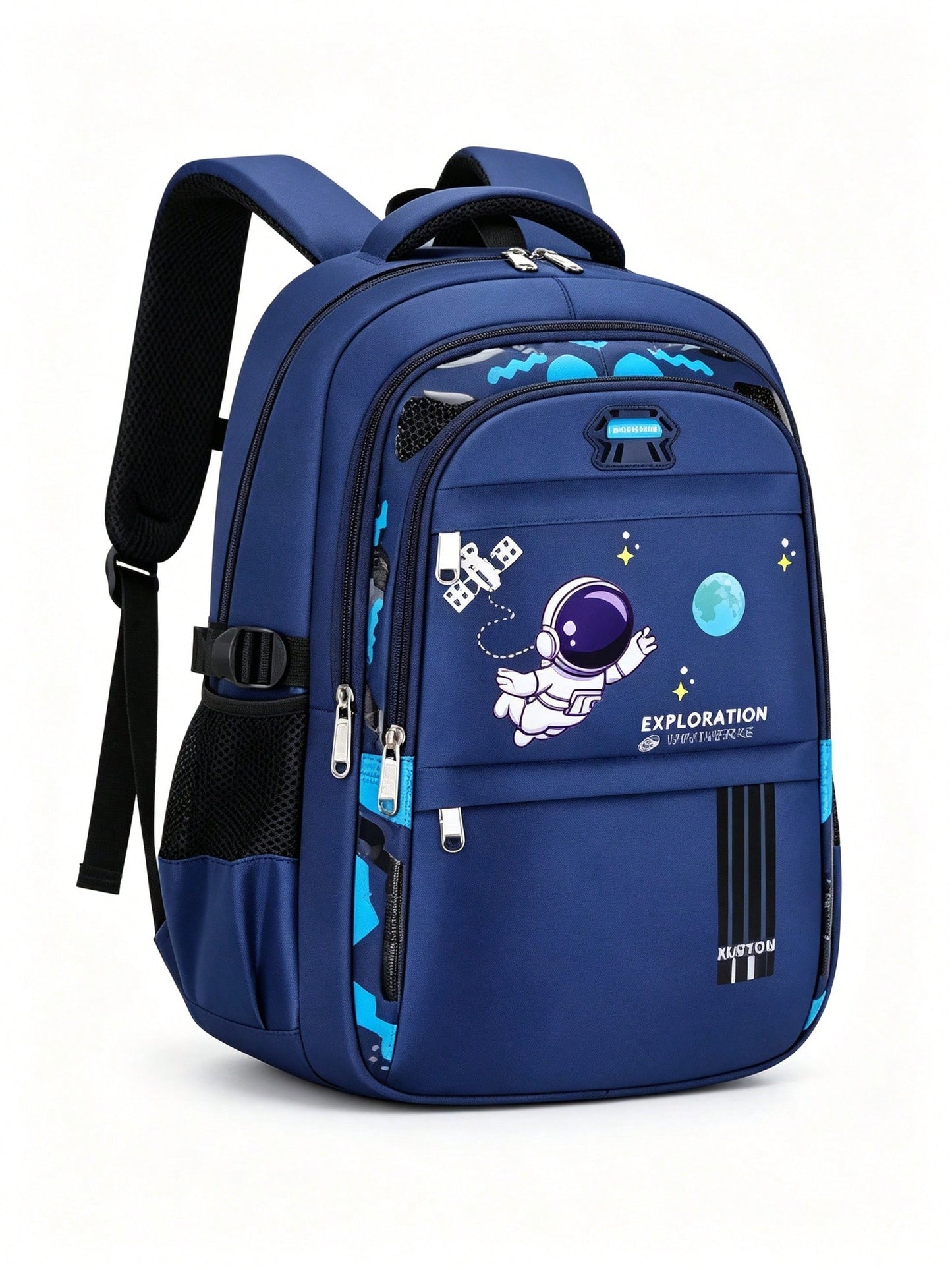 Schoolbag, Schoolbag Schooling, Astronaut-Style Waterproof Student Backpack, Backpack, Astronaut Space Flight Boy Backpack, Spinal, Lightweight And Large Capacity, New Model Waterproof And Anti-Pollut