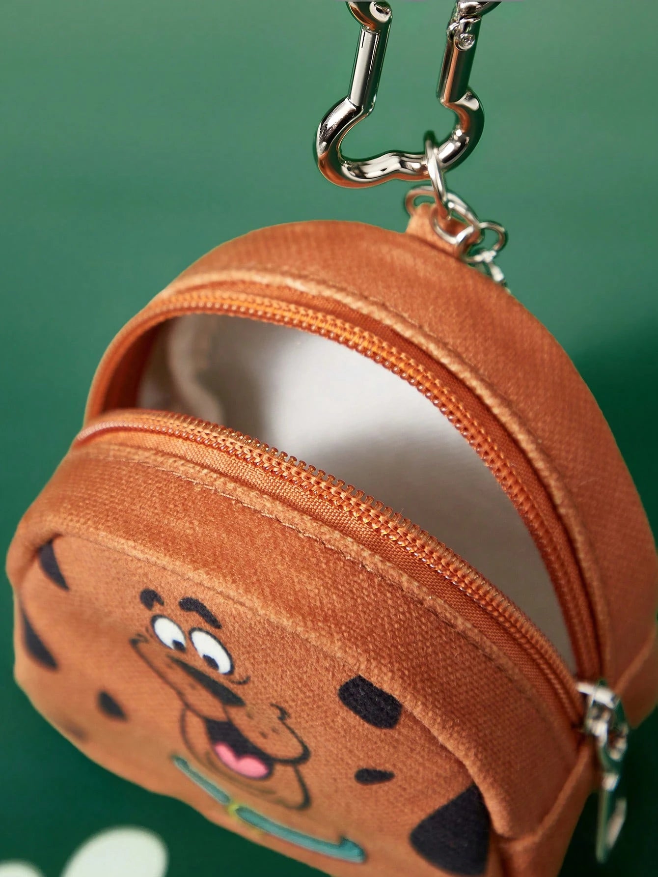 SCOOBY-DOO X 1Pc Cartoon Pattern Printed Textile Fabric Mini Change Bag With Hook To Hang On Bag, Scooby, Dog