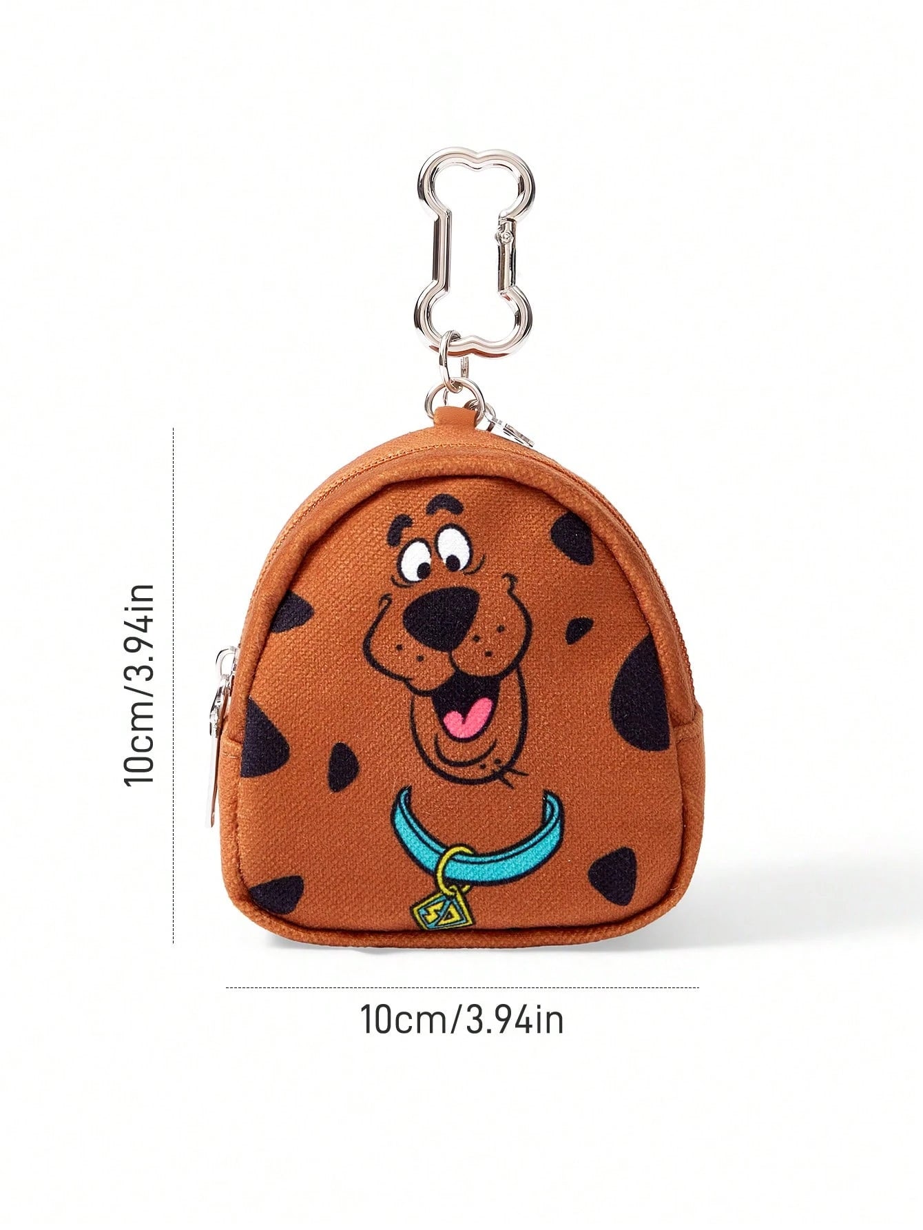 SCOOBY-DOO X 1Pc Cartoon Pattern Printed Textile Fabric Mini Change Bag With Hook To Hang On Bag, Scooby, Dog