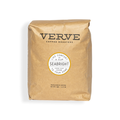 Seabright House Blend bag featuring Verve branding and a circular Seabright label on a plain backdrop.