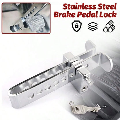 Security Anti-Theft Lock Brake Pedal Stainless Steel Lock Car Truck