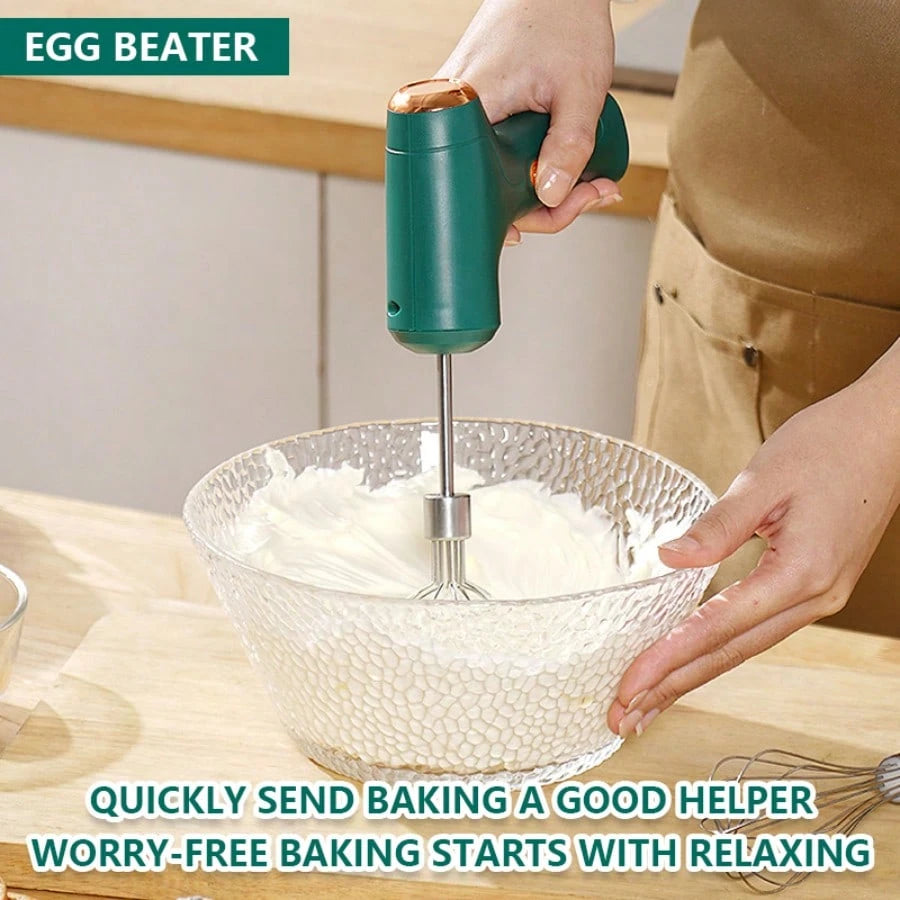 Selected Gifts For Labor Day And Back-To-School Season.Labor Day Gift, 1pc Electric Mini Small Cream Egg White Whisk, Cordless Electric Egg Beater, Cream Whisk, Cake Baking Egg Beater, Ice Cream Powde