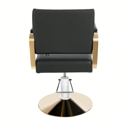 SENDERPICK Salon Barber Chair With Hydraulic Pump, Hair Salon Chair For Hair Stylist, 360 Degrees Rolling Swivel Spa Beauty Makeup Chair, Styling Braiding Hairdresser Chair For Barber Shop, Dressing R