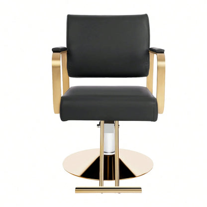 SENDERPICK Salon Barber Chair With Hydraulic Pump, Hair Salon Chair For Hair Stylist, 360 Degrees Rolling Swivel Spa Beauty Makeup Chair, Styling Braiding Hairdresser Chair For Barber Shop, Dressing R