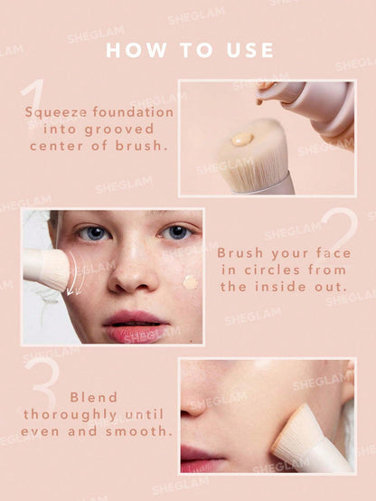 SHEGLAM Skinfinite Foundation Brush Brand Beauty Cosmetic Makeup For Women And Girls