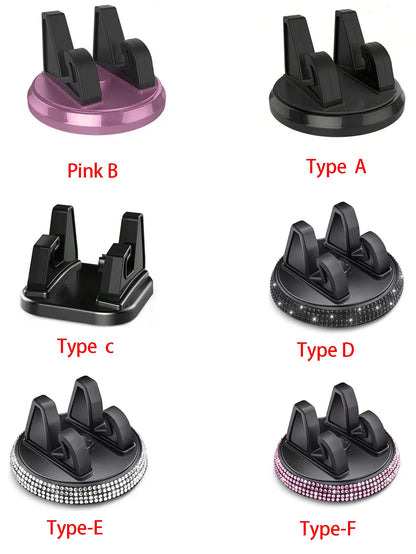 Shiny Diamond Car Phone Holder, Shiny Rhinestone Car Phone Holder, Fashionable Women's Phone Holder, Car Phone Holder| Shiny Design| Decorative Phone Holder, Car Phone Holder, Navigation Holder, Das