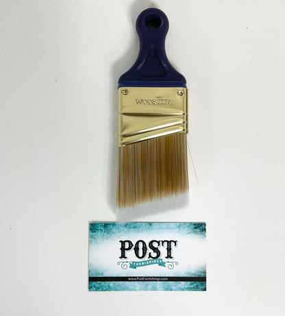 Short, Angled, Synthetic Paint Brush | DIY Furniture Paint Supply