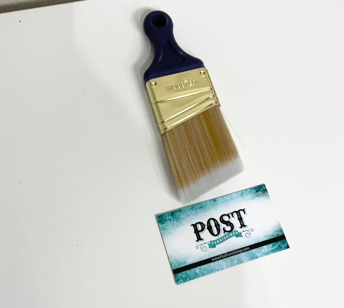 Short, Angled, Synthetic Paint Brush | DIY Furniture Paint Supply