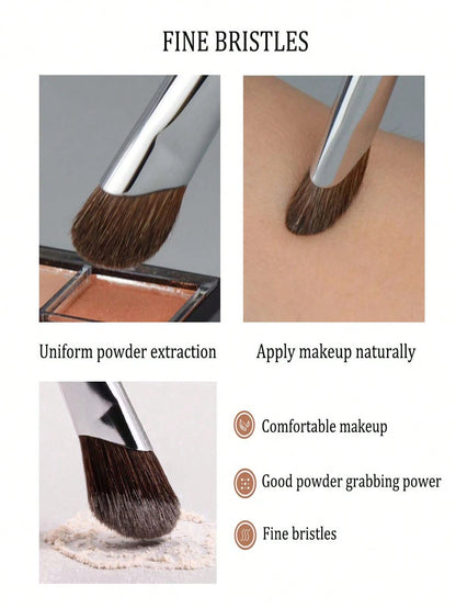 Sickle Nose Shadow Makeup Brush, Angled Nose & Contour Powder Brush, Fiber Hair Beauty Makeup Tools,Foundation Brush,Concealer Brush,Blush Brush,Contour Brush,Blush Brush,Bronzer Brush,Powder Brush,Fo