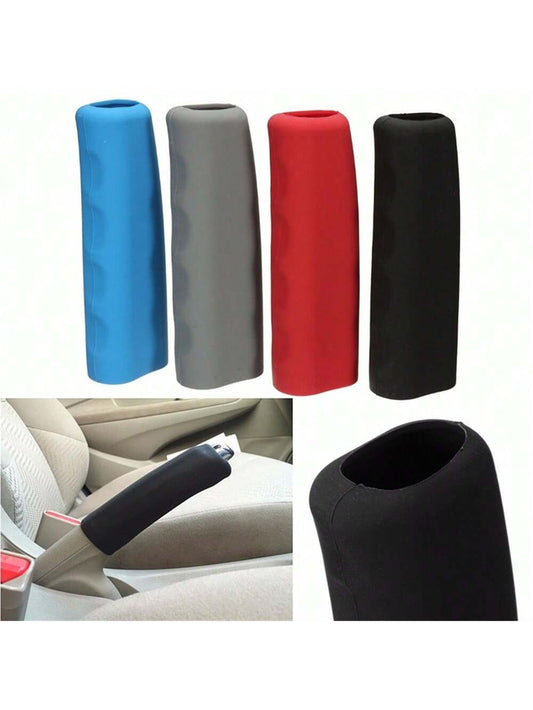 Silicone Wave Hand Brake Cover Truck Parts Auto Decoration Car Handbrake Sleeve Protective Case Anti-Slip Universal