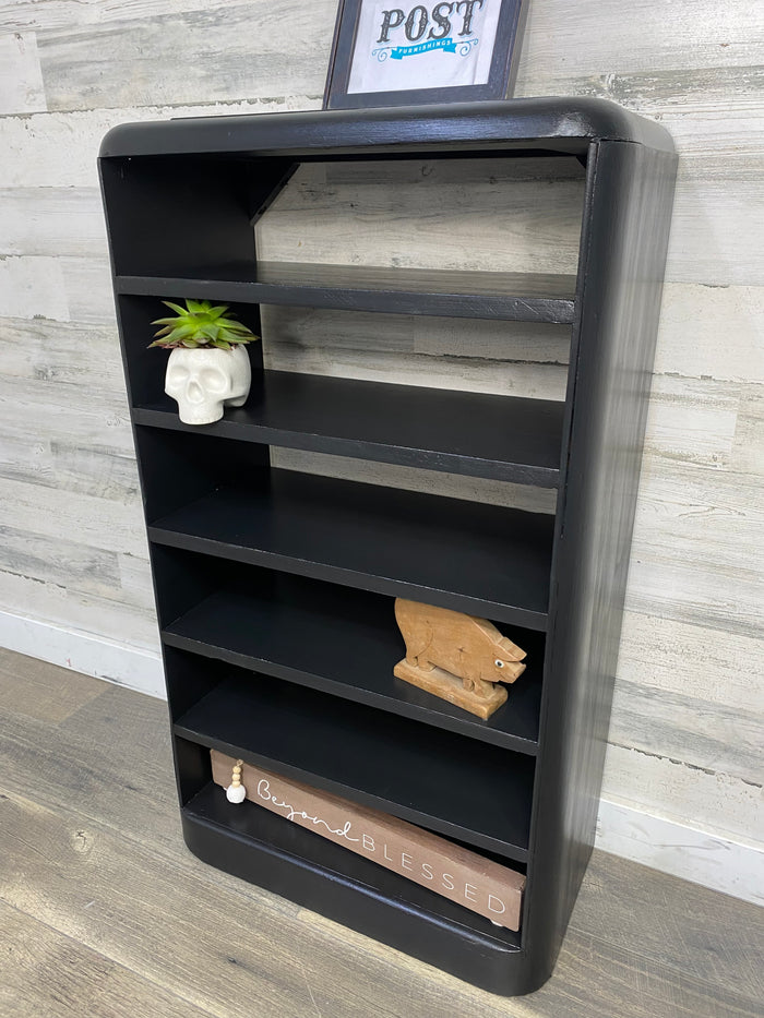 Small Black Bookshelf Table