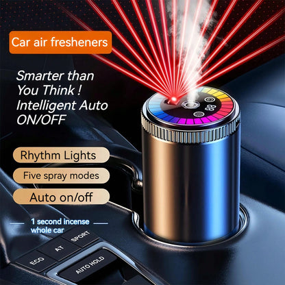 Smart Car Air Freshener Diffuser, Dynamic Lights And Starry Sky Roof, USB Charging, Adjustable Fragrance Concentration, Eliminate Odor In The Car, Suitable For Home, Car, Office, Bathroom.