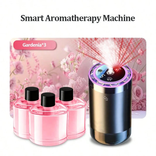 Smart Car Air Freshener Diffuser, Natural Essential Oil Aromatherapy For Car Interior, Long Lasting Fragrance, Effective Odor Eliminator, Premium Vehicle Perfume Diffuser For Fresh Driving Experience