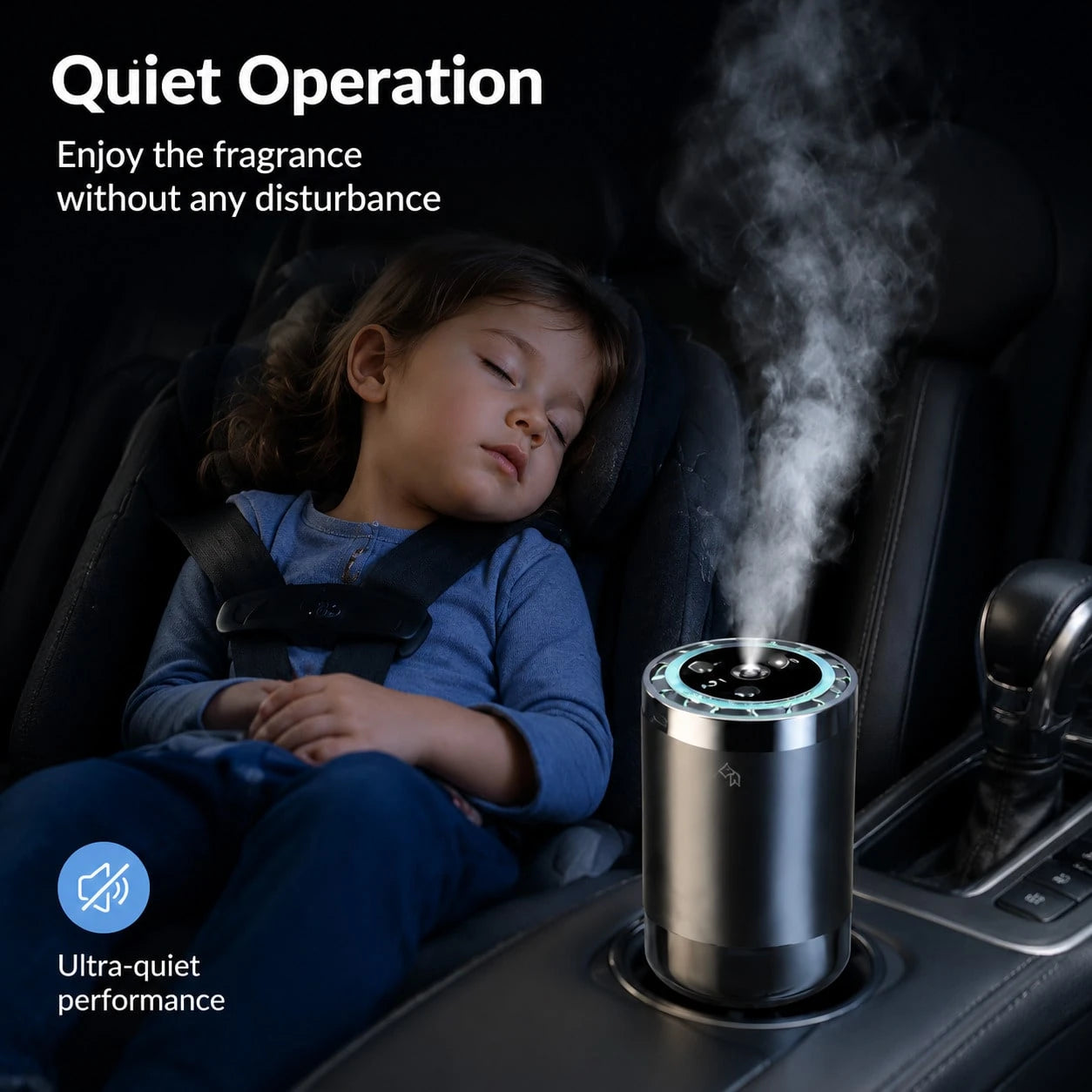 Smart Car Air Freshener Diffuser, Natural Essential Oil Aromatherapy For Car Interior, Long Lasting Fragrance, Effective Odor Eliminator, Premium Vehicle Perfume Diffuser For Fresh Driving Experience