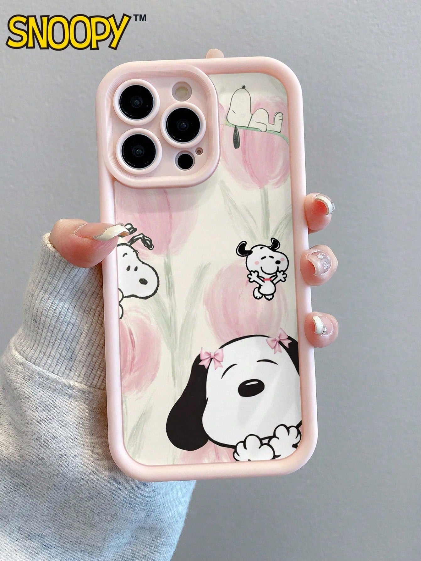 Snoopy| A Cartoon Snoopy Design With A Sky-Eye Staircase, Compatible With IPhone17/16/15/14/13 Pro/Pro Max Models. Made Of TPU Material, It Makes A Great Holiday Gift.