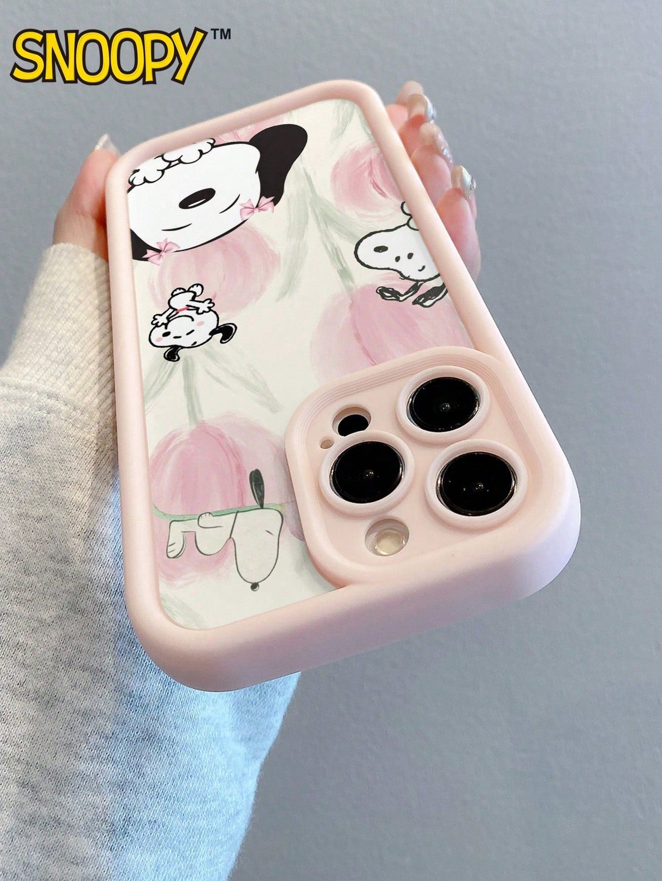 Snoopy| A Cartoon Snoopy Design With A Sky-Eye Staircase, Compatible With IPhone17/16/15/14/13 Pro/Pro Max Models. Made Of TPU Material, It Makes A Great Holiday Gift.