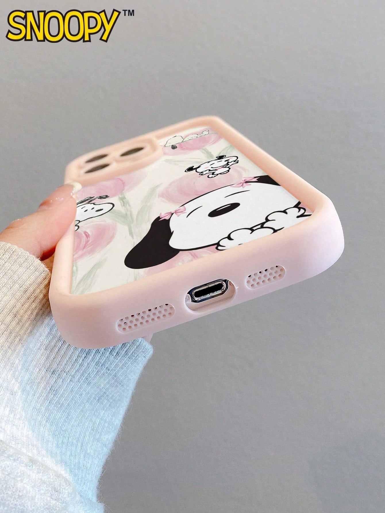 Snoopy| A Cartoon Snoopy Design With A Sky-Eye Staircase, Compatible With IPhone17/16/15/14/13 Pro/Pro Max Models. Made Of TPU Material, It Makes A Great Holiday Gift.