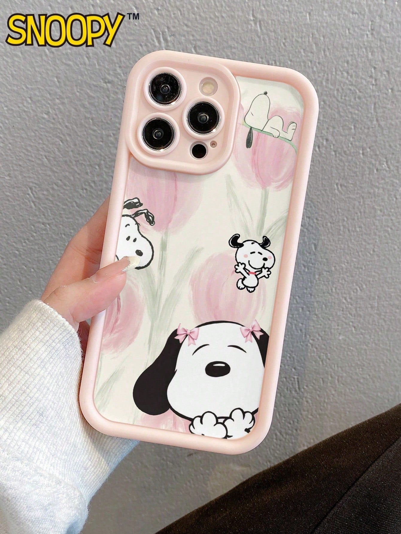 Snoopy| A Cartoon Snoopy Design With A Sky-Eye Staircase, Compatible With IPhone17/16/15/14/13 Pro/Pro Max Models. Made Of TPU Material, It Makes A Great Holiday Gift.