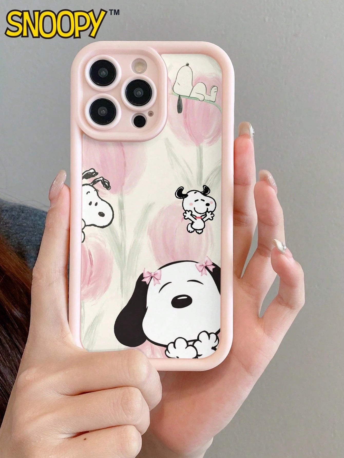 Snoopy| A Cartoon Snoopy Design With A Sky-Eye Staircase, Compatible With IPhone17/16/15/14/13 Pro/Pro Max Models. Made Of TPU Material, It Makes A Great Holiday Gift.