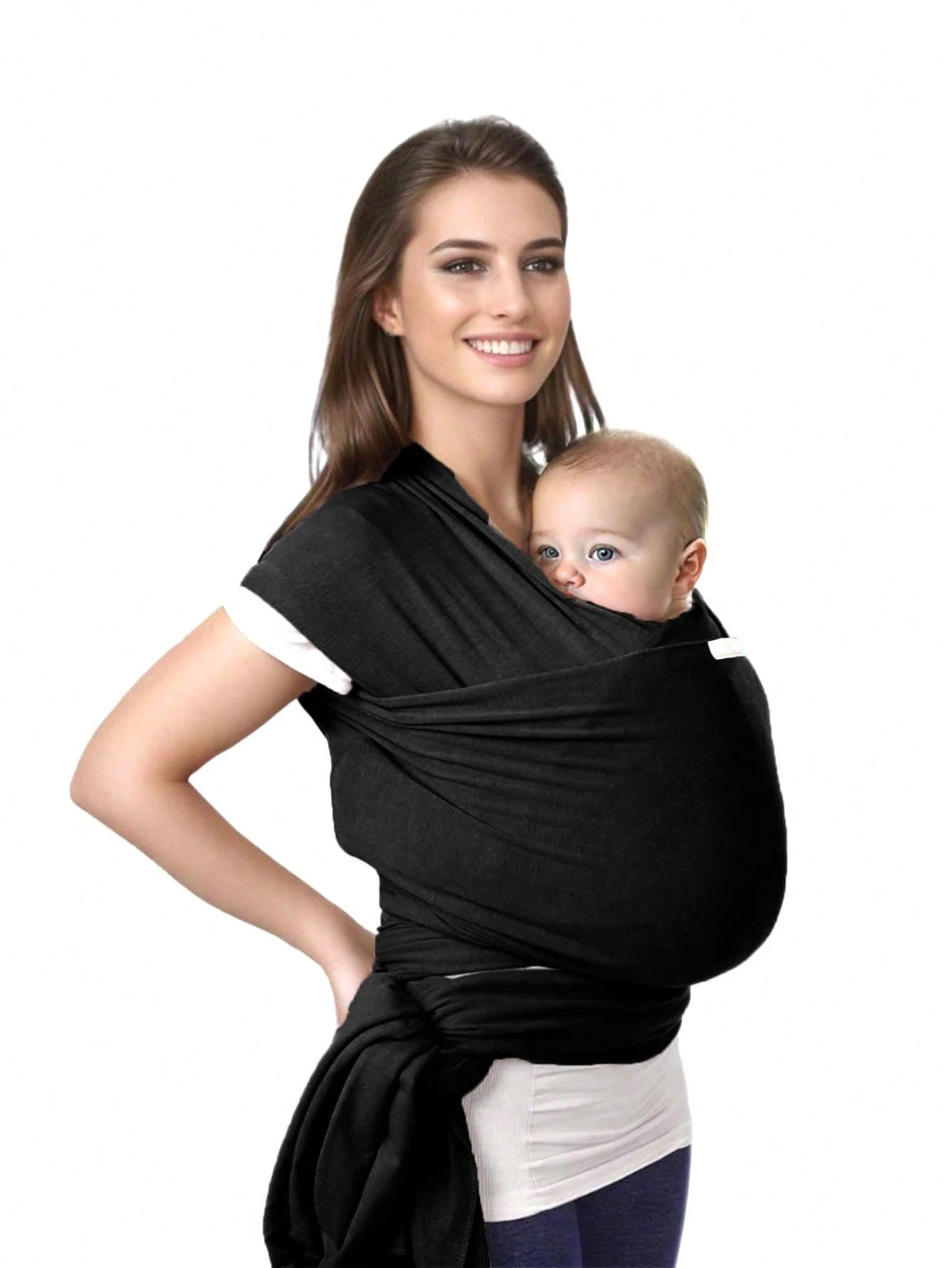 Soft Baby Wrap Carrier For Newborns & Toddlers, Adjustable Front Carry Sling, Breathable Hands-Free Infant Carrier, Lightweight For All Seasons