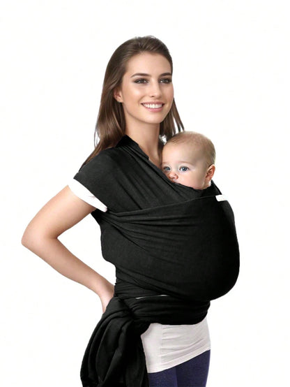 Soft Baby Wrap Carrier For Newborns & Toddlers, Adjustable Front Carry Sling, Breathable Hands-Free Infant Carrier, Lightweight For All Seasons