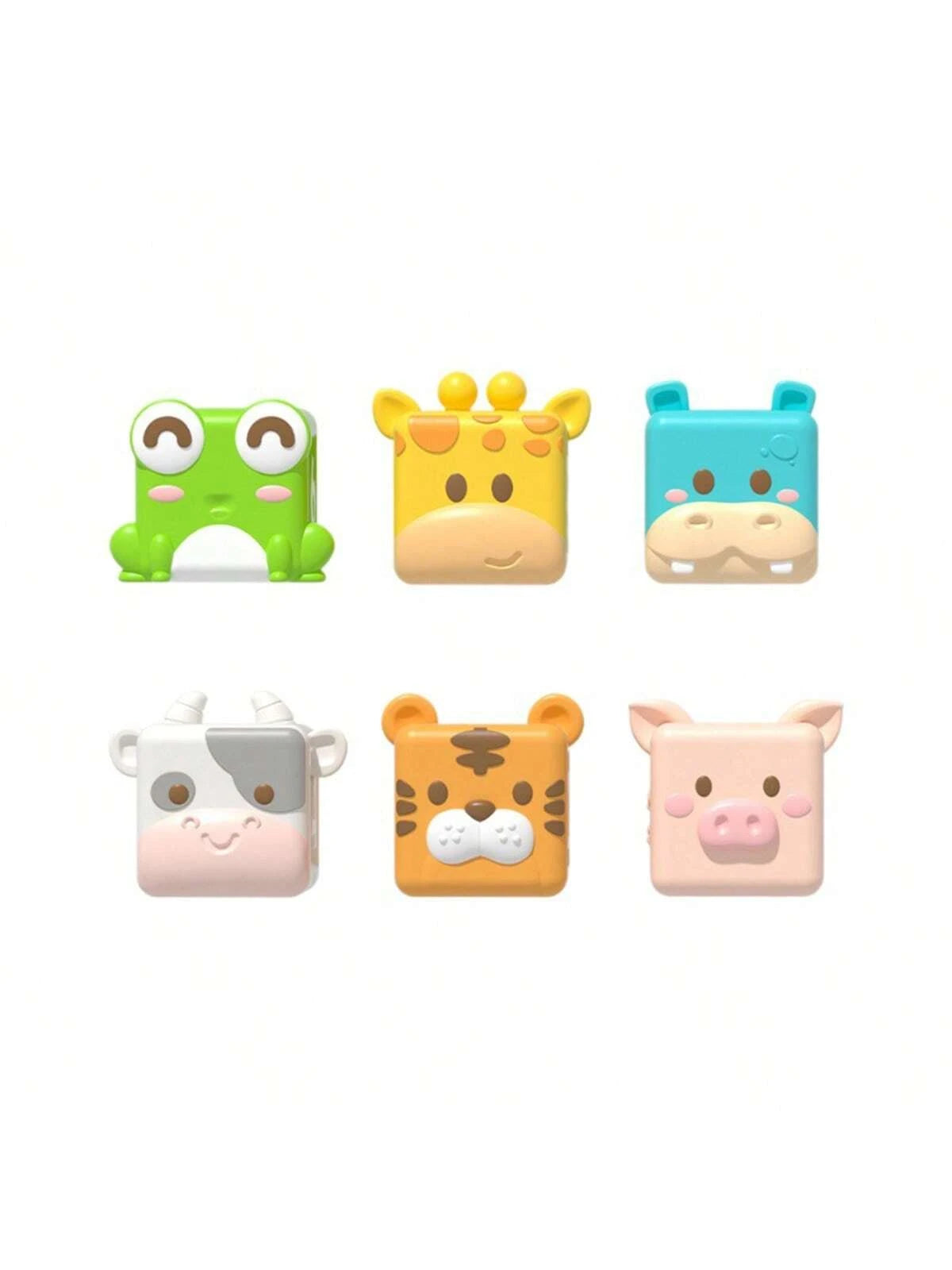 Soft Building Blocks Toy, Cute Animal Stacking Blocks, Baby Early Education & Children Intellectual Toy