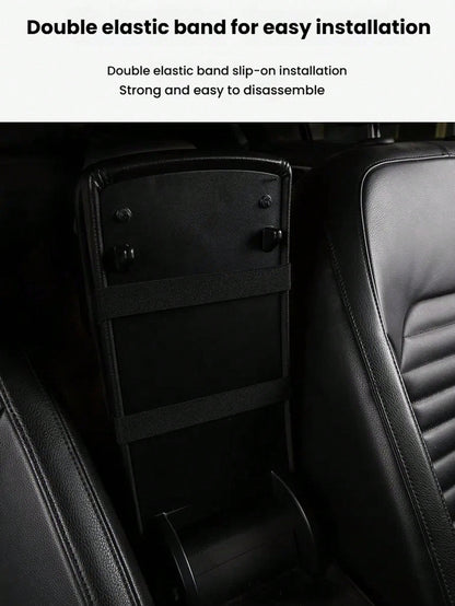 Soft Floral Car Center Armrest Console Pad, Car Armrest Cushion, Warm Plush Material, Fashionable Beautiful Gorgeous Comfortable, Two Models: Dual Pocket Or No Pocket, Can Store Bills, Keys, Lipstick