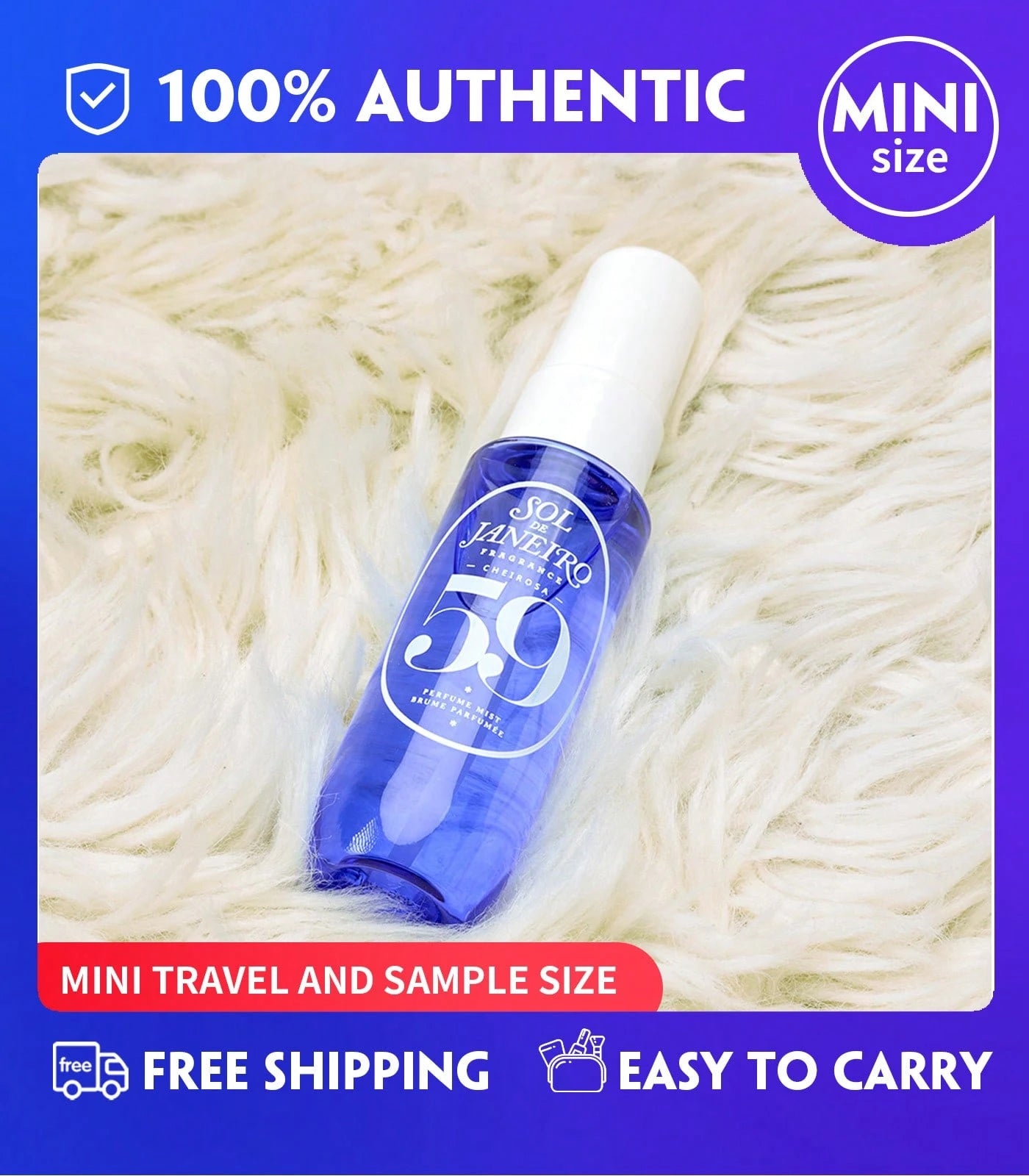 Sol De Janeiro Brazilian Crush Cheirosa Perfume Mist,Cheirosa 59,(30ml/1 Fl.Oz),Mini Travel Size