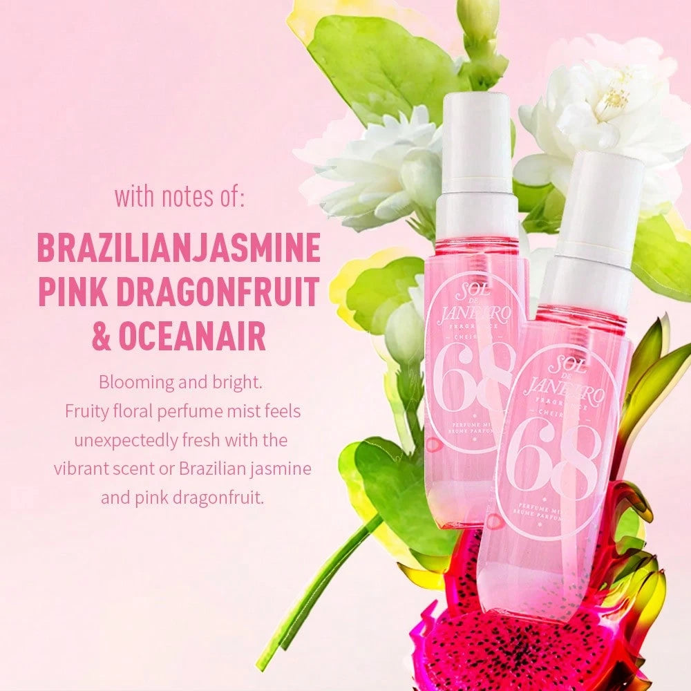 Sol de Janeiro Sol Cheirosa 68 Beija Flor Hair & Body Perfume Mist For Women With Brazilian Jasmine(30ml/1 Fl.Oz) Mini Travel Size