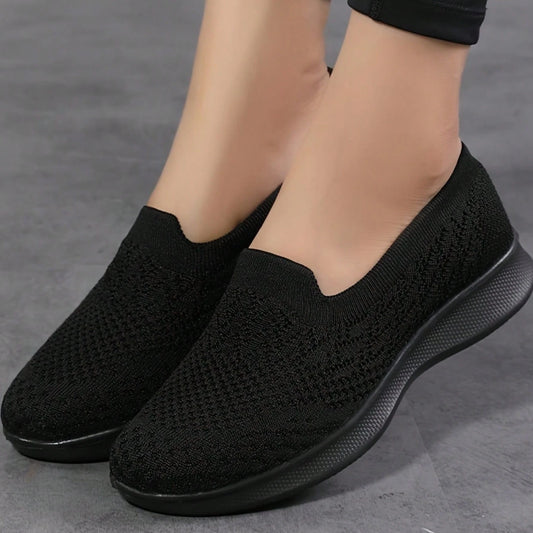SOSENFER Women's Loafers, Comfortable And Versatile Slip-On Shoes, Lightweight And Breathable Women's Shoes