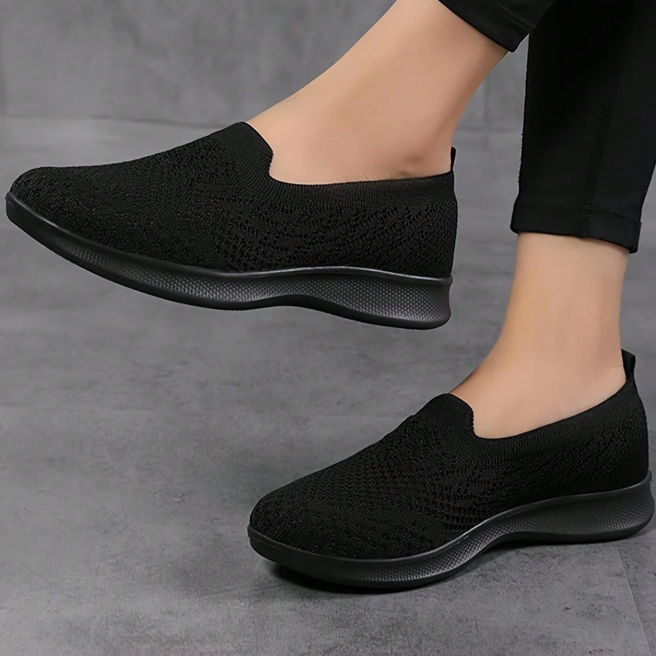 SOSENFER Women's Loafers, Comfortable And Versatile Slip-On Shoes, Lightweight And Breathable Women's Shoes