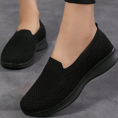 SOSENFER Women's Loafers, Comfortable And Versatile Slip-On Shoes, Lightweight And Breathable Women's Shoes