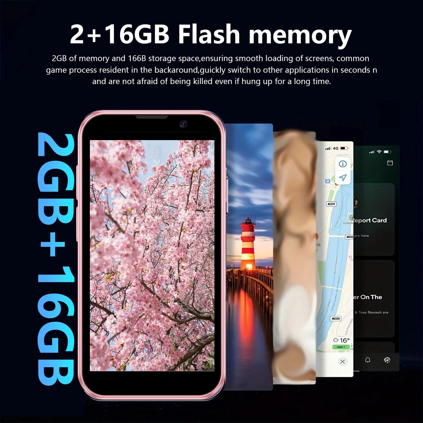 SOYES World's Smallest Smartphone- Android 9 Mini Phone With Quad-Core Processor, 16GB ROM/2GB RAM, 5MP Camera, Dual SIM Slots, Face Unlock & Touchscreen-Gift For Boys & Girls, With Apps ( Play Stor