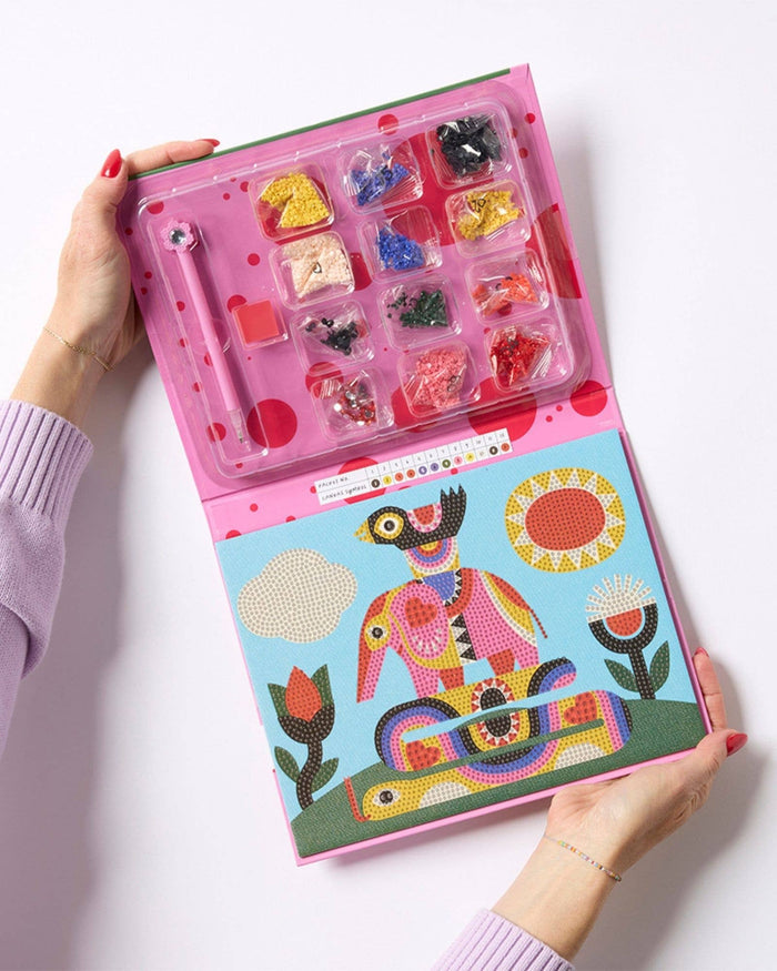 Sparkle Art Kit for Kids: Pyramid