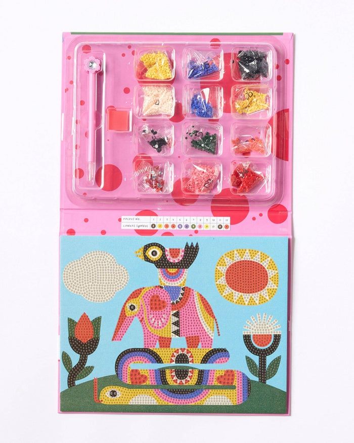 Sparkle Art Kit for Kids: Pyramid