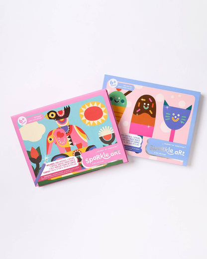 Sparkle Art Kit for Kids: Pyramid