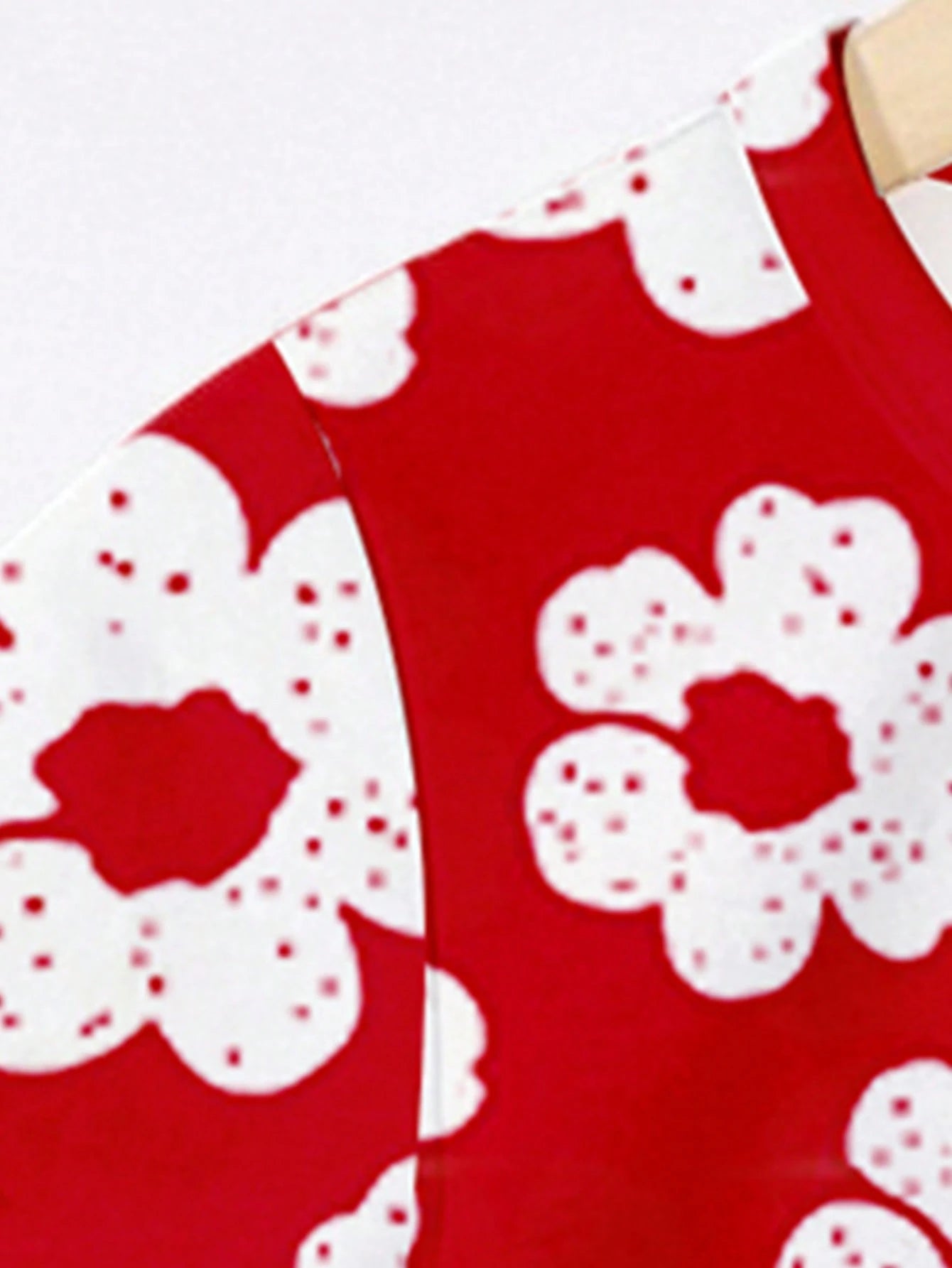 Spring Summer Baby Boys' Casual Cute Creative Fresh Red Flower Pattern Print T-Shirt And Shorts Set, Comfortable Daily Holiday Evening Outfit