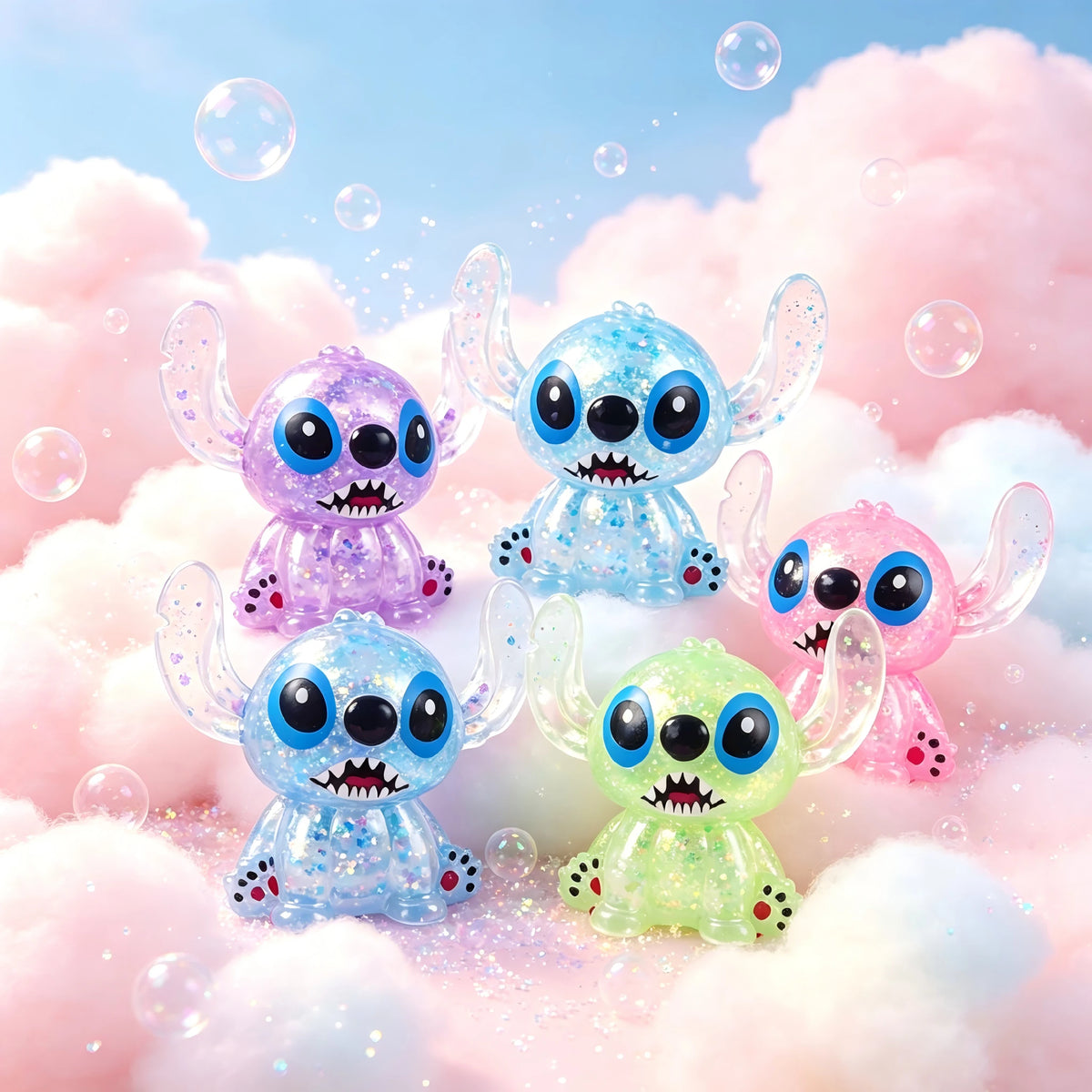 StitchNeeDoh Soft Squeeze Stress Relief Toy, Cute Gift For Teens And Children, Color And Craftsmanship May Vary Slightly