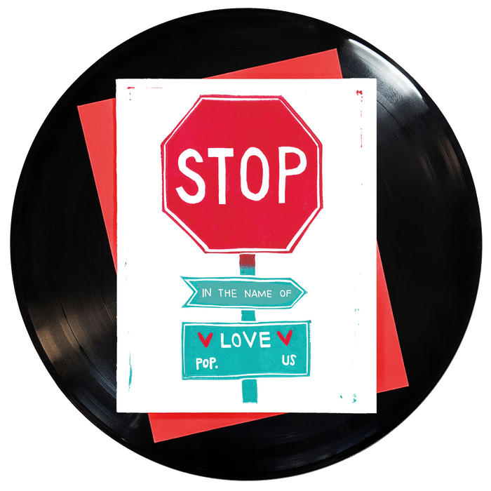 Stop In The Name Of Love Greeting Card 6-Pack Inspired By Music