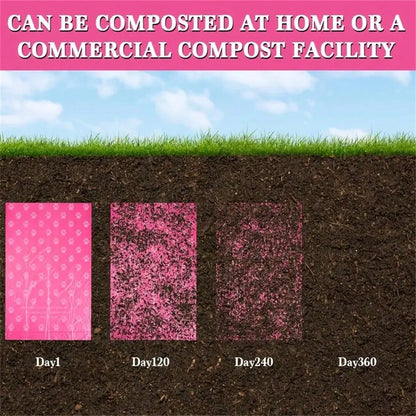 Strawberry Scented Pet Waste Bags, Pet Poop Bags, Light Strawberry Fragrance, Thickened Dog Poop Bags For Outdoor Use, Durable Leak-Proof Cat And Dog Waste Bags, Cleaning Trash Bags Cacas Perro Dog St