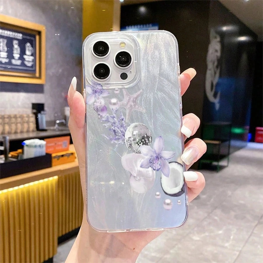 Stylish & Feather Pattern TPU Phone Case, Compatible With Apple Models, Ideal As Birthday Or Christmas Gift For Couples, Girlfriends, Daughters, Teens
