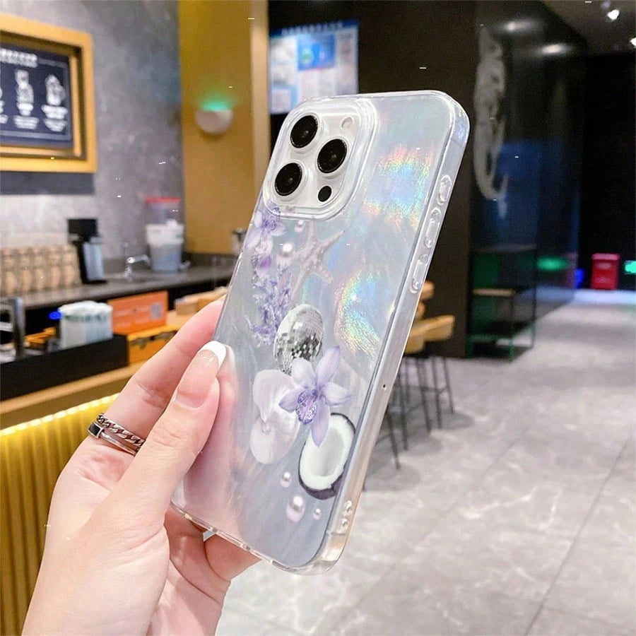 Stylish & Feather Pattern TPU Phone Case, Compatible With Apple Models, Ideal As Birthday Or Christmas Gift For Couples, Girlfriends, Daughters, Teens