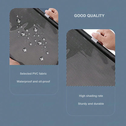 Suction Cup Blackout Curtains,Retractable Sunshade,Portable Blinds,Free-Perforated Sun Protection Roller Shade,Temporary Sunshade Windows Blinds