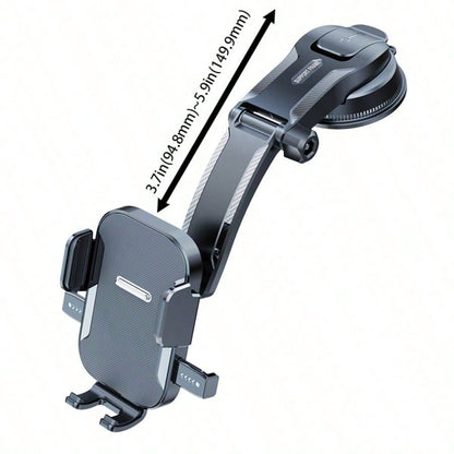 Suction Cup Car Phone Holder, No Handheld Operation Required, Protects Your Hands, Securely Fixes Your Phone, 360-Degree Rotating Shockproof Multi-Functional Air Vent, Suitable For Car Dashboards And