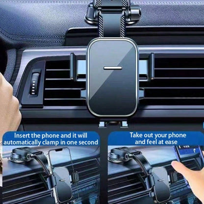 Suction Cup Car Phone Holder, No Handheld Operation Required, Protects Your Hands, Securely Fixes Your Phone, 360-Degree Rotating Shockproof Multi-Functional Air Vent, Suitable For Car Dashboards And