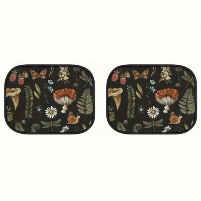 Suitable For All Car Models, 4-Piece Set Patterned Car Carpet, All-Season Vehicle Carpet With Non-Slip Base, Easy-To-Clean Car Interior Accessories,Car Mats